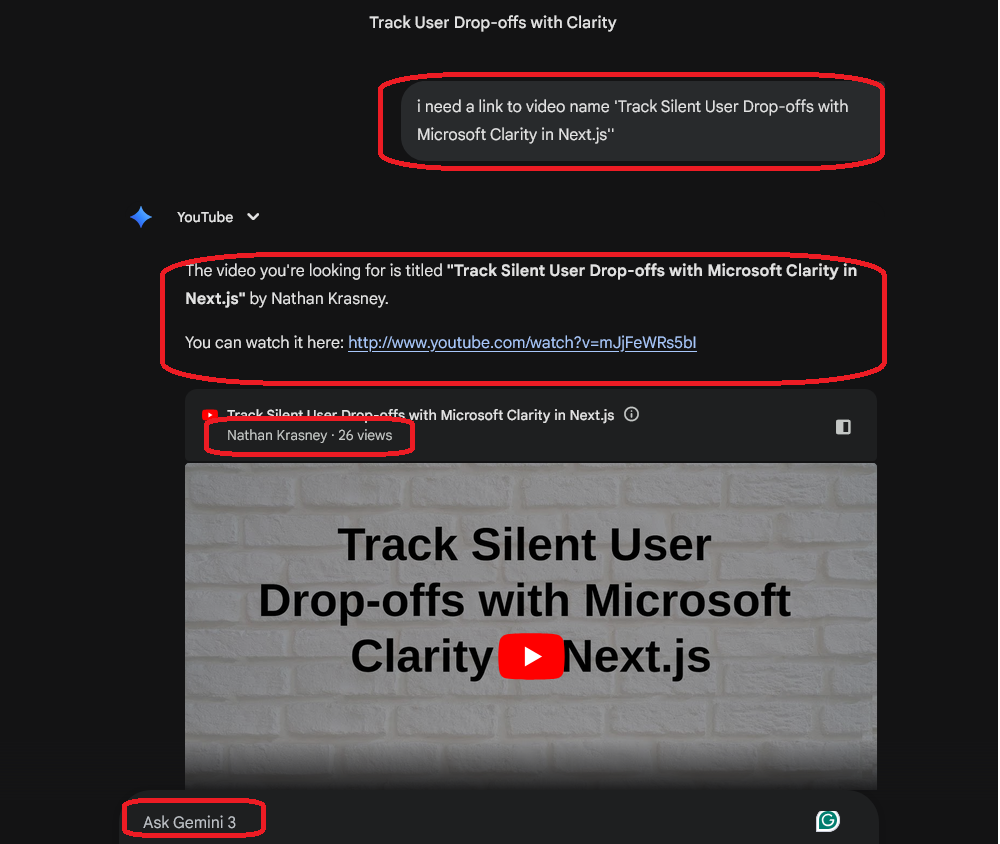 Gemini Clarity Search