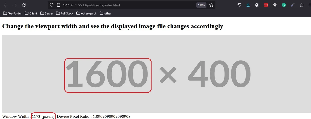 viewport width 1173px